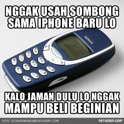 20 Meme lucu ponsel legendaris Nokia 3310, serbaguna & tahan banting!