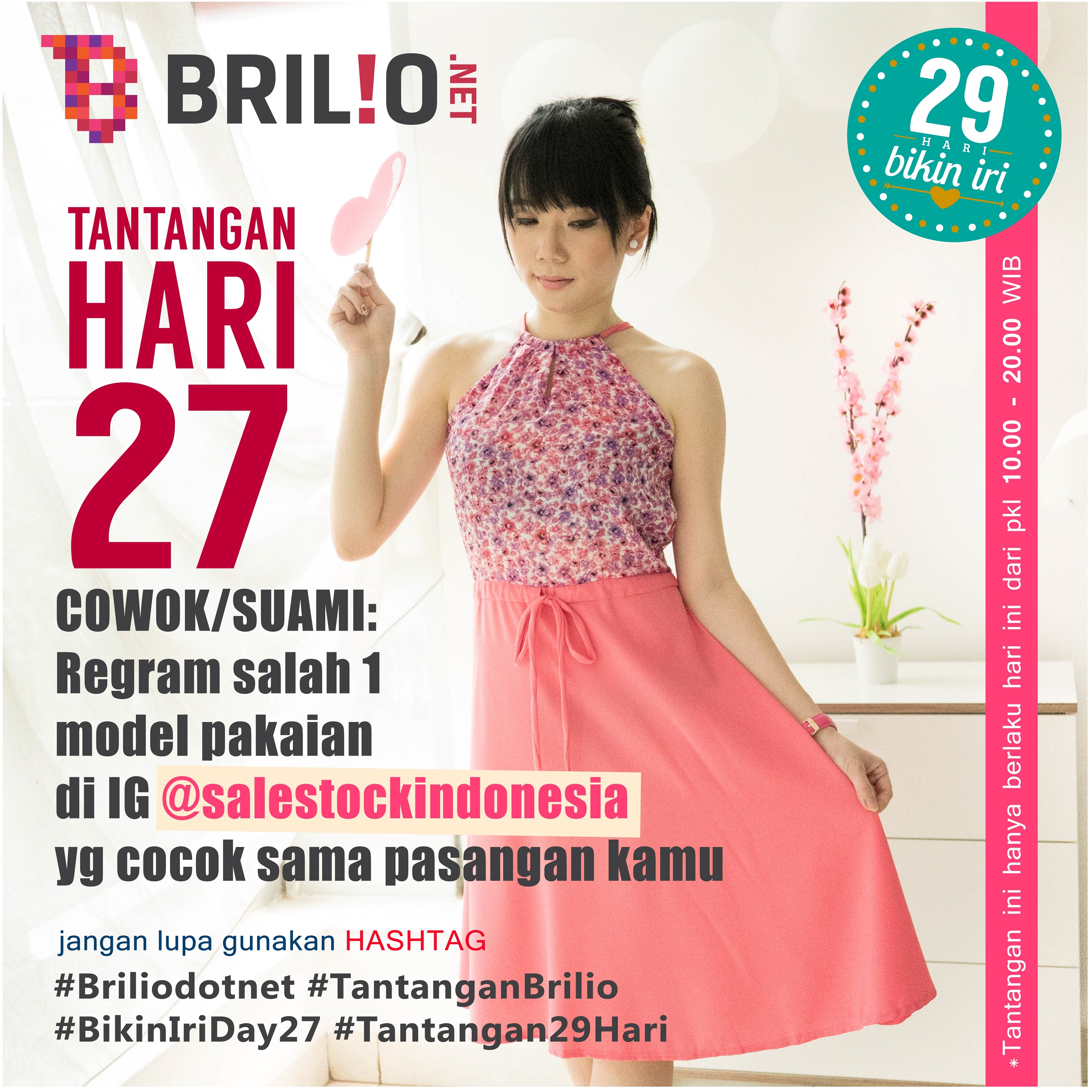 Day 27 #Tantangan29Hari, semarakkan Valentine & raih hadiahnya!