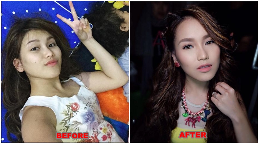 18 Wajah artis Indonesia sebelum dan sesudah makeup, jangan kaget ya..