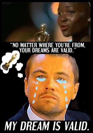 15 Meme kocak Leonardo DiCaprio 'mupeng' menang Oscar, siap ngakak ya?