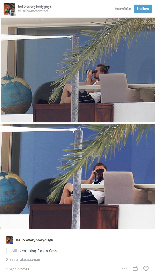 15 Meme kocak Leonardo DiCaprio 'mupeng' menang Oscar, siap ngakak ya?