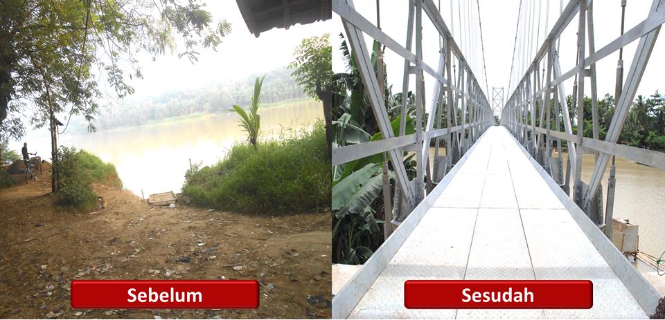Foto jembatan diunggah Presiden Jokowi ini bikin heboh, kenapa ya?