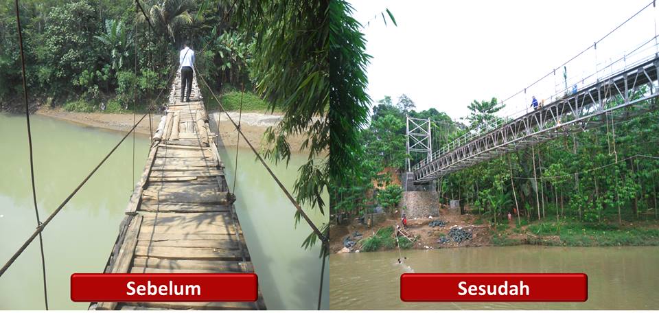 Foto jembatan diunggah Presiden Jokowi ini bikin heboh, kenapa ya?