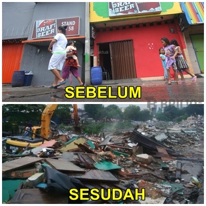 10 Foto kondisi Kalijodo sebelum dan sesudah penggusuran 10 Foto kondisi Kalijodo sebelum dan sesudah penggusuran