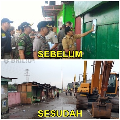 10 Foto kondisi Kalijodo sebelum dan sesudah penggusuran 10 Foto kondisi Kalijodo sebelum dan sesudah penggusuran