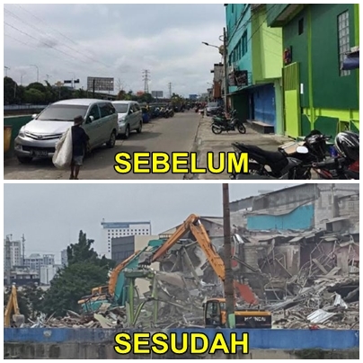 10 Foto kondisi Kalijodo sebelum dan sesudah penggusuran 10 Foto kondisi Kalijodo sebelum dan sesudah penggusuran
