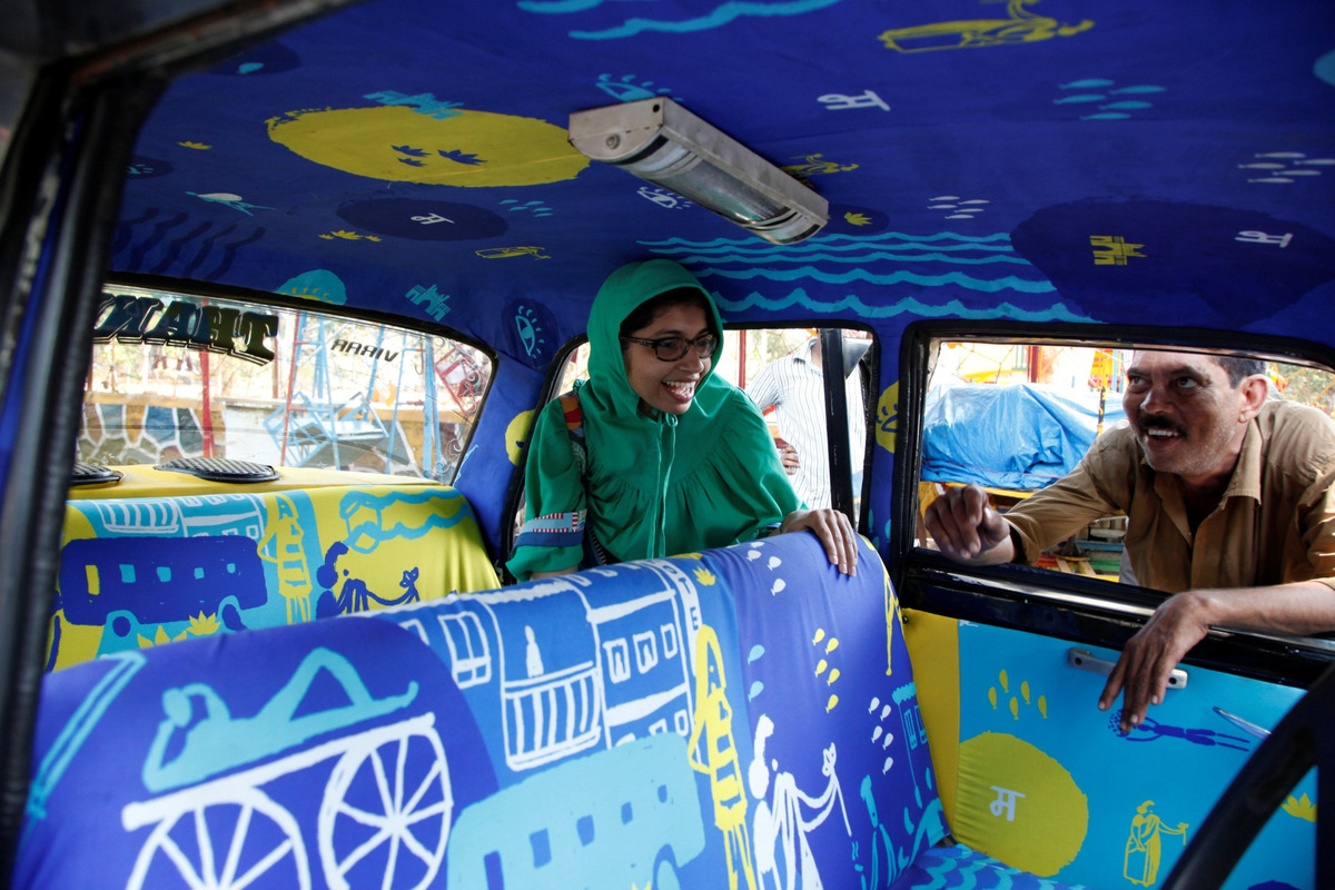 Desain unik interior taksi ini bukan kerjaan iseng loh Desain unik interior taksi ini bukan kerjaan iseng loh