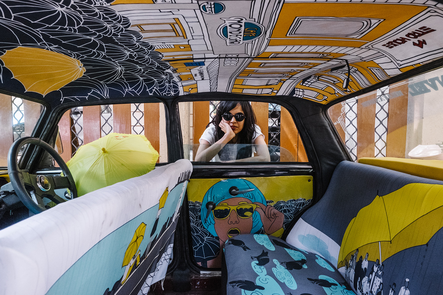 Desain unik interior taksi ini bukan kerjaan iseng loh Desain unik interior taksi ini bukan kerjaan iseng loh