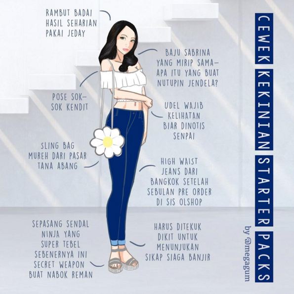 12 Gaya penampilan cewek ini ada di sekitarmu, kamu yang mana?