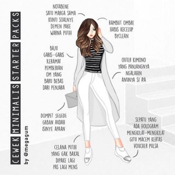 12 Gaya penampilan cewek ini ada di sekitarmu, kamu yang mana?