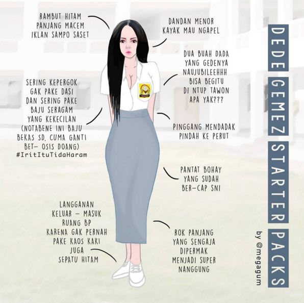 12 Gaya penampilan cewek ini ada di sekitarmu, kamu yang mana?