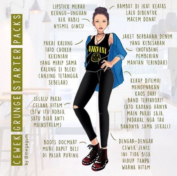 12 Gaya penampilan cewek ini ada di sekitarmu, kamu yang mana?