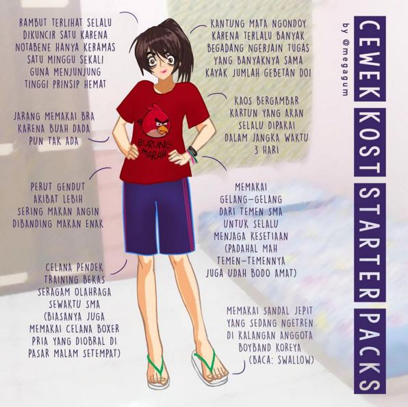 12 Gaya penampilan cewek ini ada di sekitarmu, kamu yang mana?