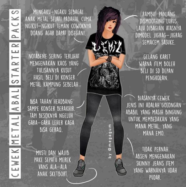 12 Gaya penampilan cewek ini ada di sekitarmu, kamu yang mana?