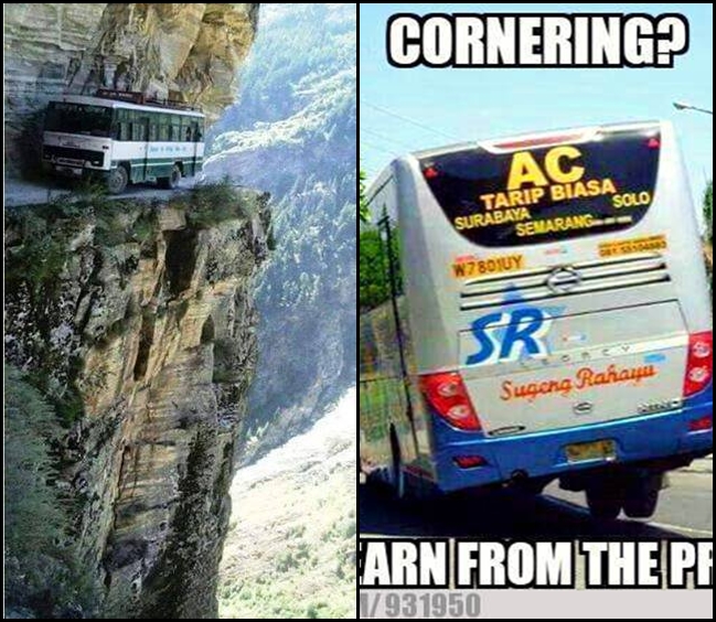 Bus ini dilabeli paling ekstrem di dunia, kamu berani naik?