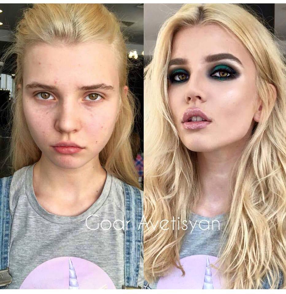 30 Foto sebelum dan sesudah makeup ini bikin tercengang, beda banget! 30 Foto sebelum dan sesudah makeup ini bikin tercengang, beda banget!
