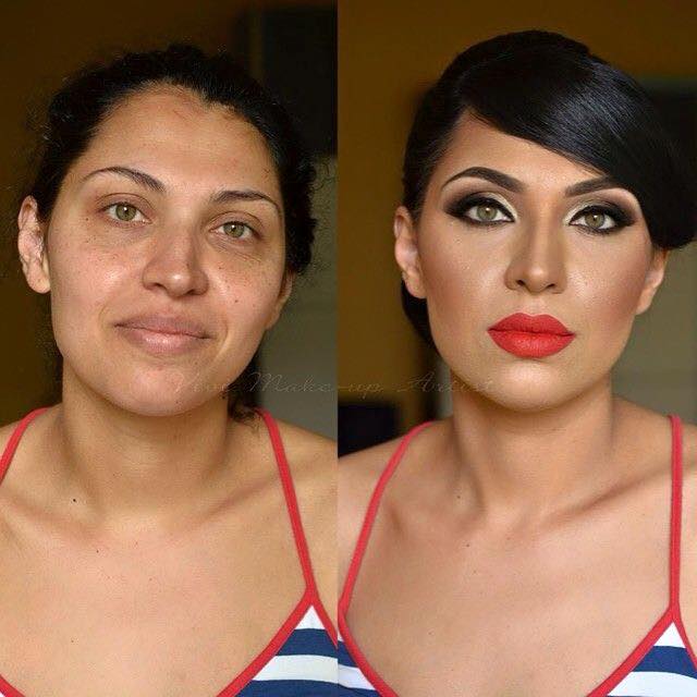 30 Foto sebelum dan sesudah makeup ini bikin tercengang, beda banget! 30 Foto sebelum dan sesudah makeup ini bikin tercengang, beda banget!