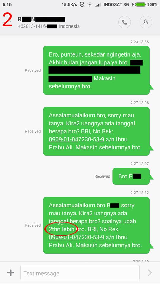 Percakapan teman yang suka ngutang ini bikin geregetan deh!