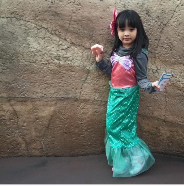 Cantiknya Kana Sybila, anak sulung Zaskya Mecca mirip princess Disney