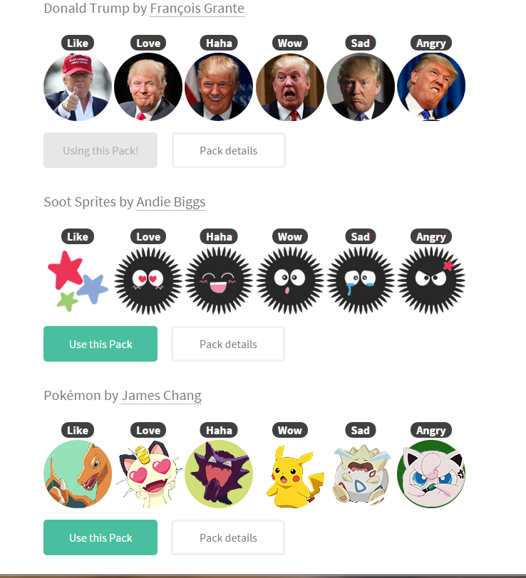 Fitur 'Like' di Facebook kini bisa munculkan wajah Donald Trump, wow!