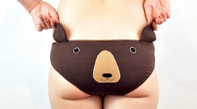 Deretan celana dalam unik bermotif wajah hewan ini bikin gemas, aw!