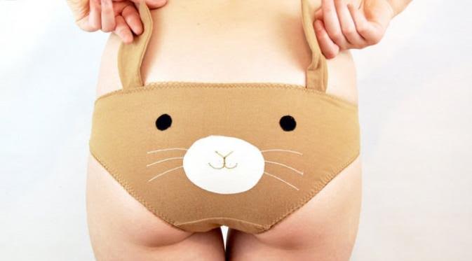 Deretan celana dalam unik bermotif wajah hewan ini bikin gemas, aw!