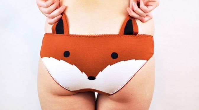 Deretan celana dalam unik bermotif wajah hewan ini bikin gemas, aw!