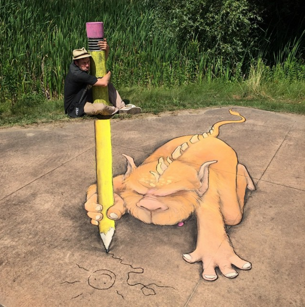 20 Karya seni 3D lukis kapur ini unik dan tampak hidup, luar biasa!