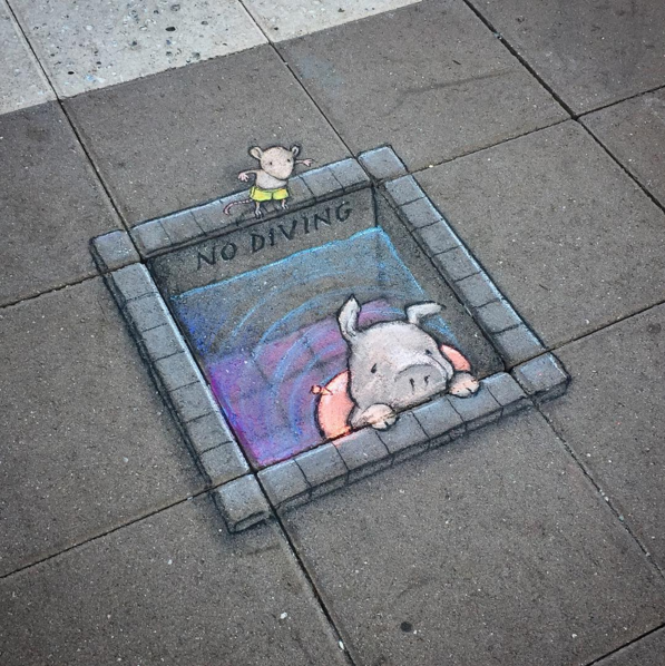 20 Karya seni 3D lukis kapur ini unik dan tampak hidup, luar biasa!