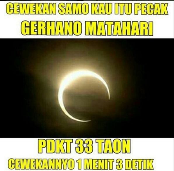 16 Meme gerhana matahari total ini bakal bikin perut kamu pegal-pegal 16 Meme gerhana matahari total ini bakal bikin perut kamu pegal-pegal