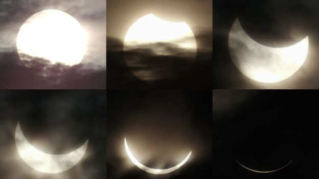 Foto-foto menakjubkannya fenonema gerhana matahari total