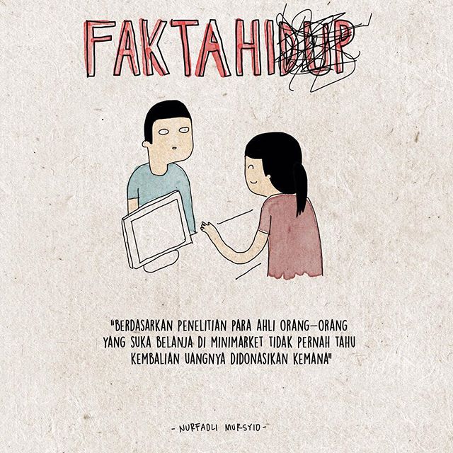 30 Ilustrasi fakta hidup kocak ini bikin kamu pengen garuk-garuk aspal