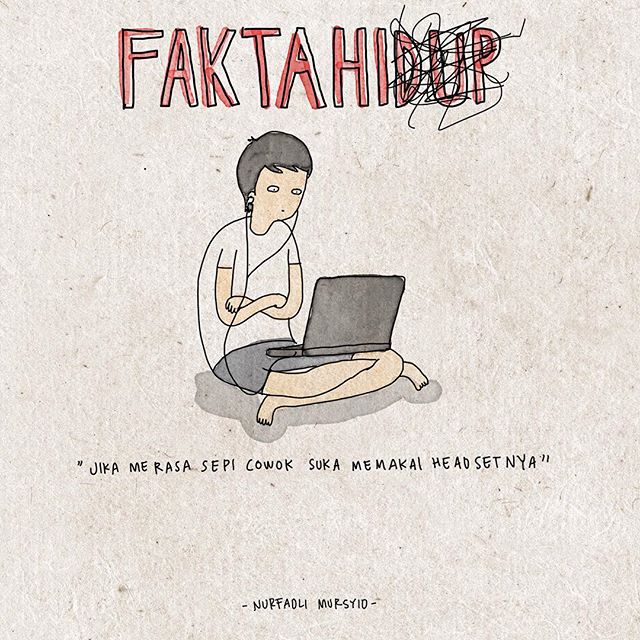 30 Ilustrasi fakta hidup kocak ini bikin kamu pengen garuk-garuk aspal