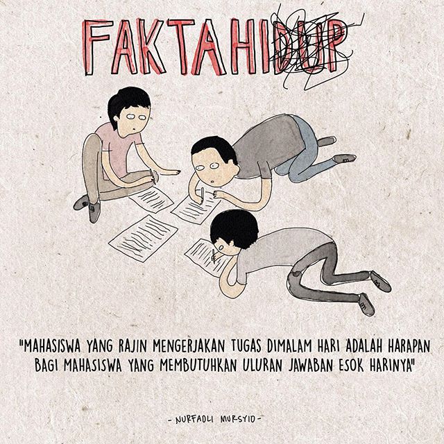 30 Ilustrasi fakta hidup kocak ini bikin kamu pengen garuk-garuk aspal