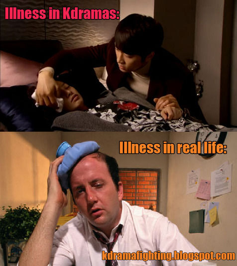 16 Foto lucu kehidupan drama korea vs kenyataan, ngakak! 