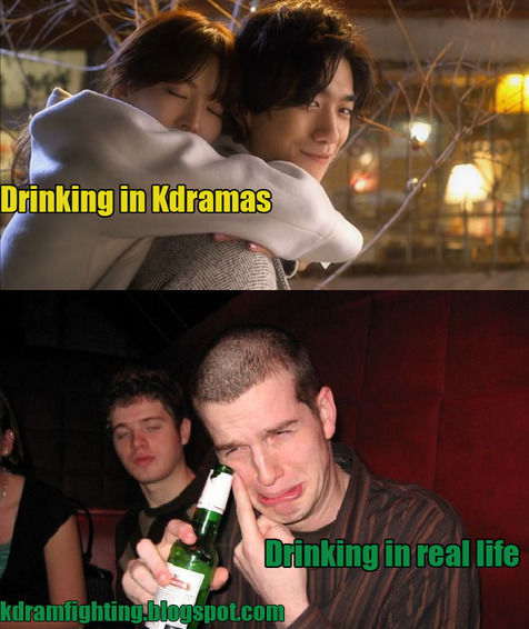 16 Foto lucu kehidupan drama korea vs kenyataan, ngakak! 