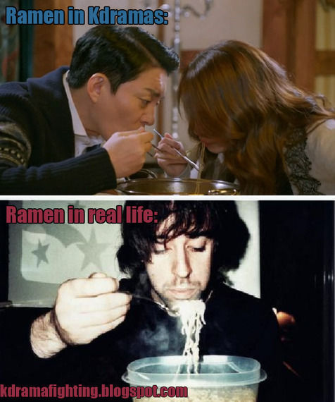 16 Foto lucu kehidupan drama korea vs kenyataan, ngakak! 