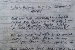 Curahan hati Mashudi, guru honorer yang dipolisikan Menteri Yuddy