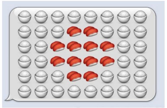 Kreatif banget nih! Emoji dirangkai jadi cerita menarik saat chatting