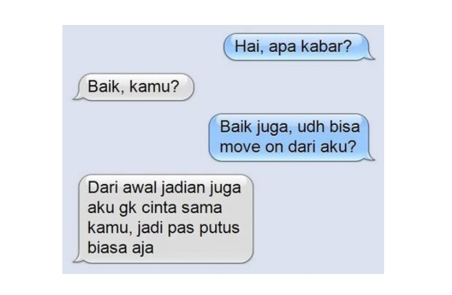 15 SMS mantan ini dijamin bikin kamu baper, duh nggak jadi move on!