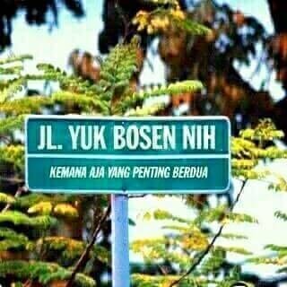 21 Nama jalan ini unik dan bikin senyum-senyum sendiri 21 Nama jalan ini unik dan bikin senyum-senyum sendiri
