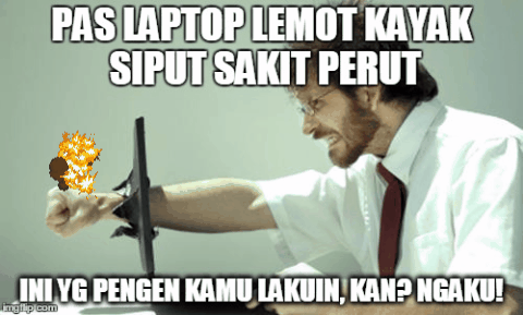 10 Meme laptop dan aksesori, kamu pasti pernah alami
