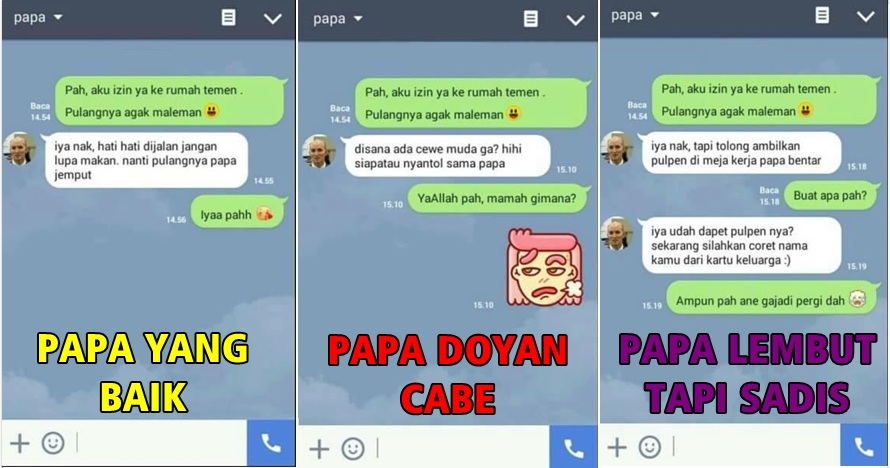 14 Tipe ayah berdasarkan cara membalas SMS anaknya, kocak abis!