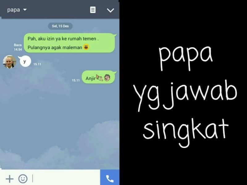 14 Tipe ayah berdasarkan cara membalas SMS anaknya, kocak abis! 14 Tipe ayah berdasarkan cara membalas SMS anaknya, kocak abis!