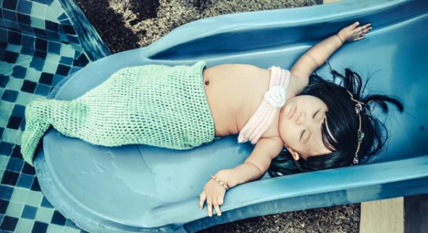 Ini putri duyung paling menggemaskan sedunia, bikin pengen cubit!!