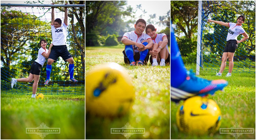20 Foto inspirasi pre-wedding bertema sepak bola, unik dan romantis! 20 Foto inspirasi pre-wedding bertema sepak bola, unik dan romantis!