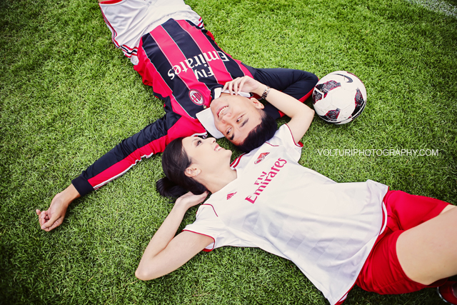20 Foto inspirasi pre-wedding bertema sepak bola, unik dan romantis! 20 Foto inspirasi pre-wedding bertema sepak bola, unik dan romantis!