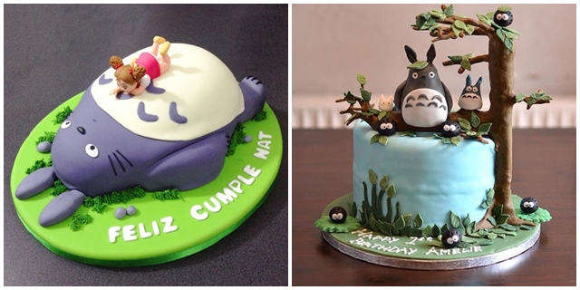 10 Foto kue Totoro ini bikin gemas tak tega memakannya