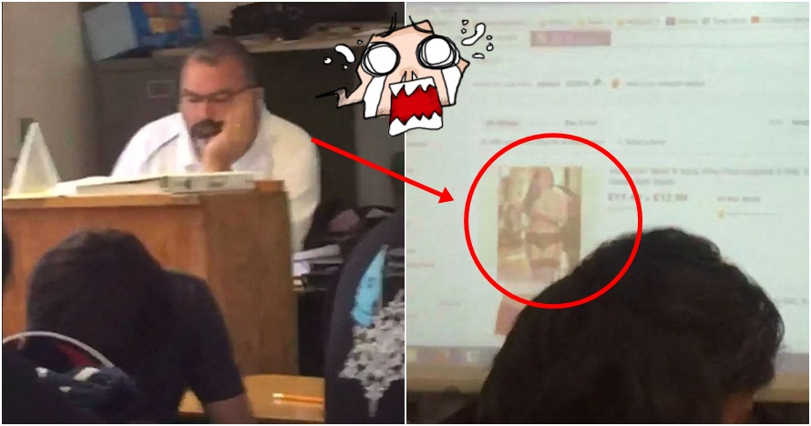 Lupa matikan proyektor, guru ini kepergok cari lingerie di olshop!