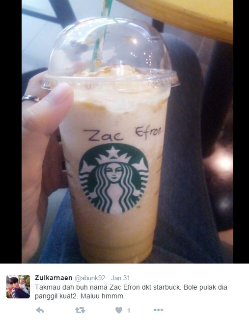 13 Nama nyeleneh saat memesan kopi di Starbucks, ada-ada saja! 13 Nama nyeleneh saat memesan kopi di Starbucks, ada-ada saja!